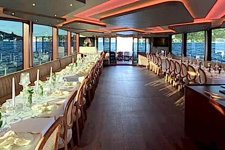 Lotus Yat - 24m Reception Boat for Yacht Tours in Istanbul